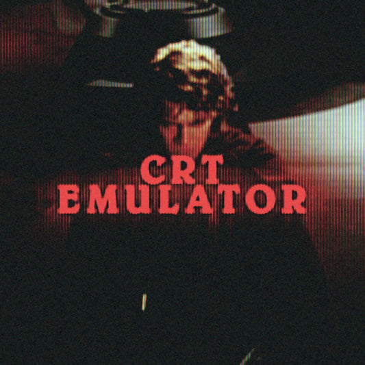 CRT Emulator Settings - VHS/CRT Glitch Preset