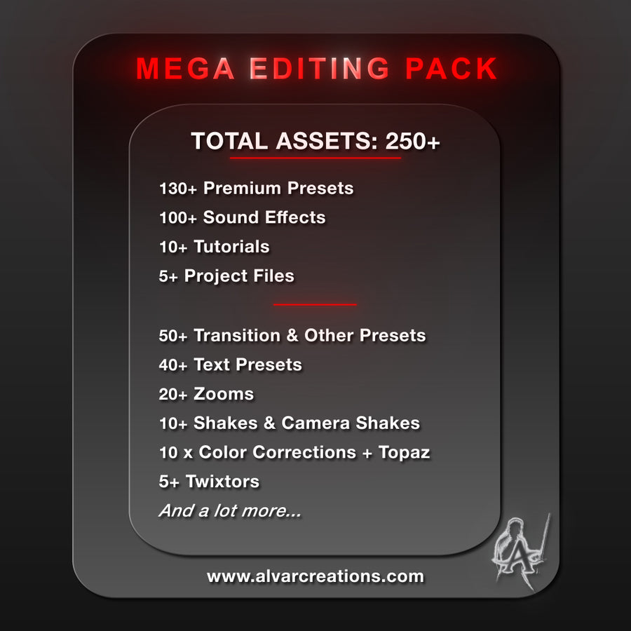 MEGA Editing Pack