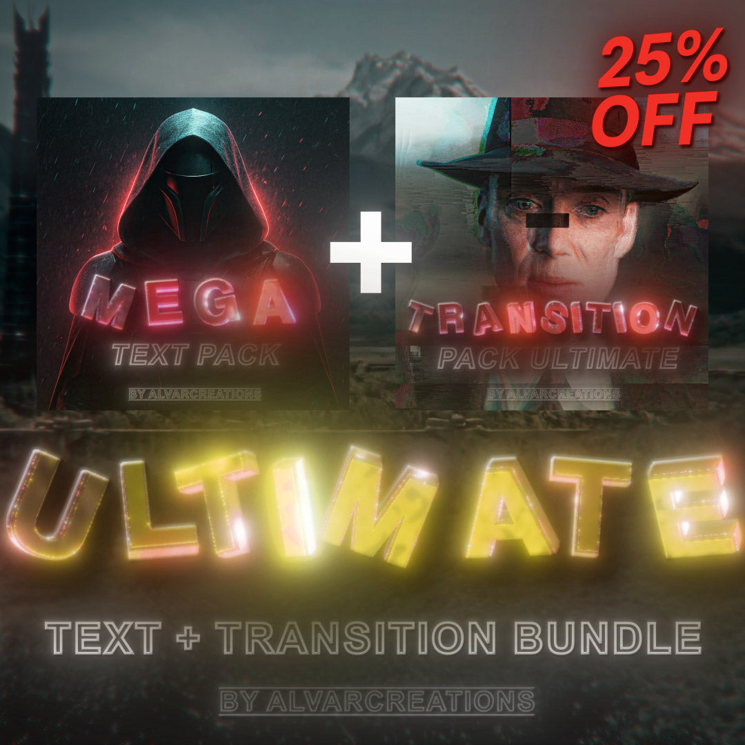 Text + Transition Bundle - 25% discount!